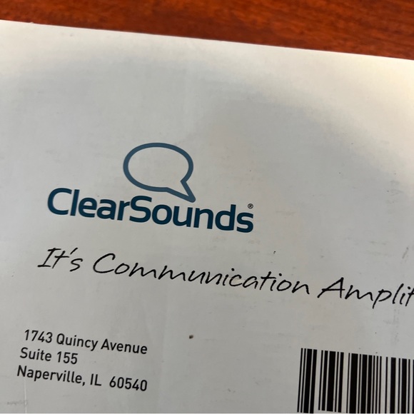 ClearSounds CSC500 Amplified Speaker Phone Big Button Table Wall Off-White EUC - Picture 3 of 4